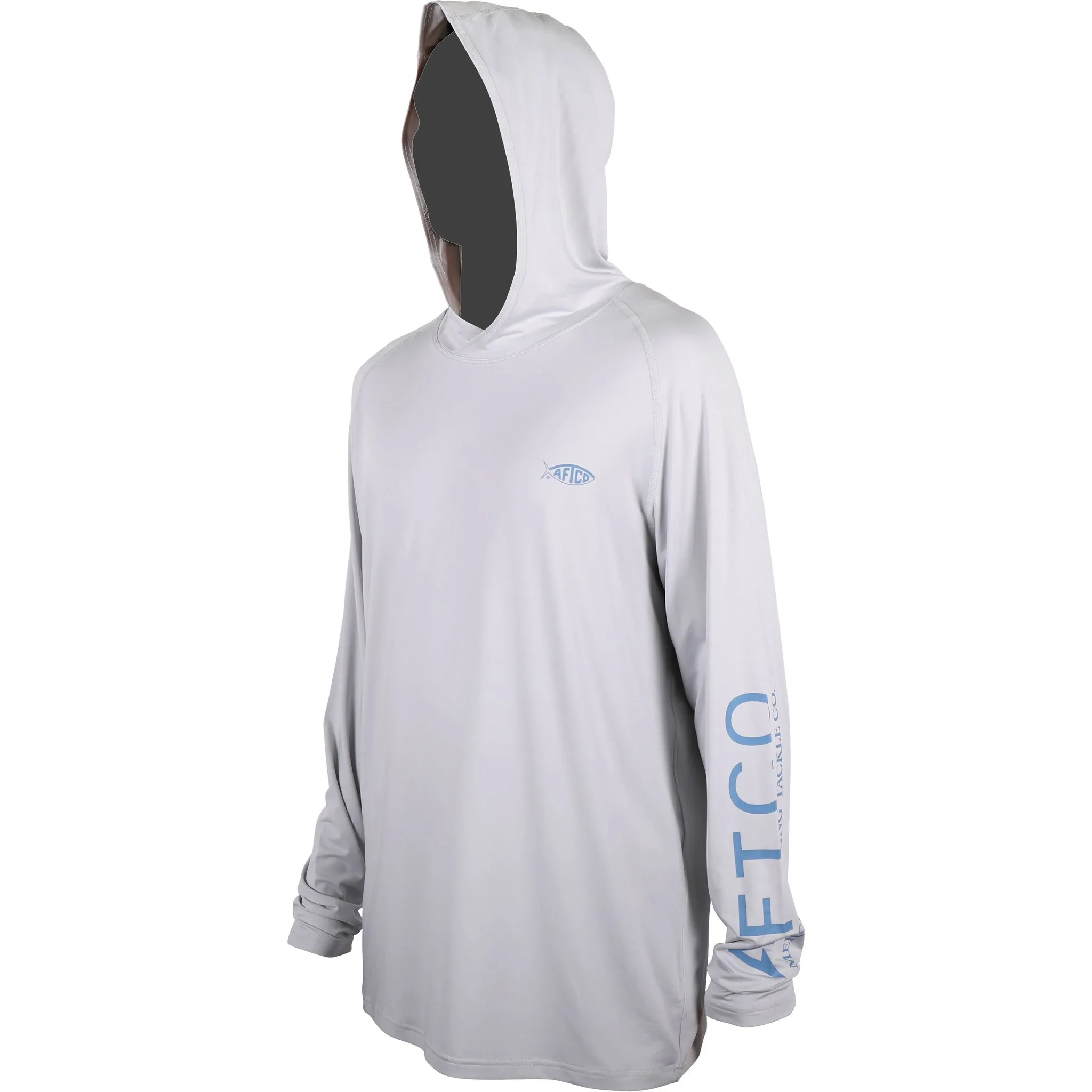 AFTCO Mens Samurai 2 Heathered Performance Hoodie Sweatshirt