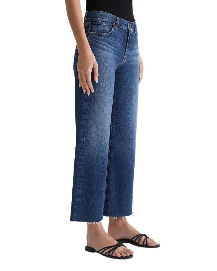 AG Jeans Saige Wide Leg Crop Jeans Enigma