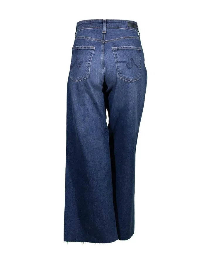 AG Jeans Saige Wide Leg Crop Jeans Enigma