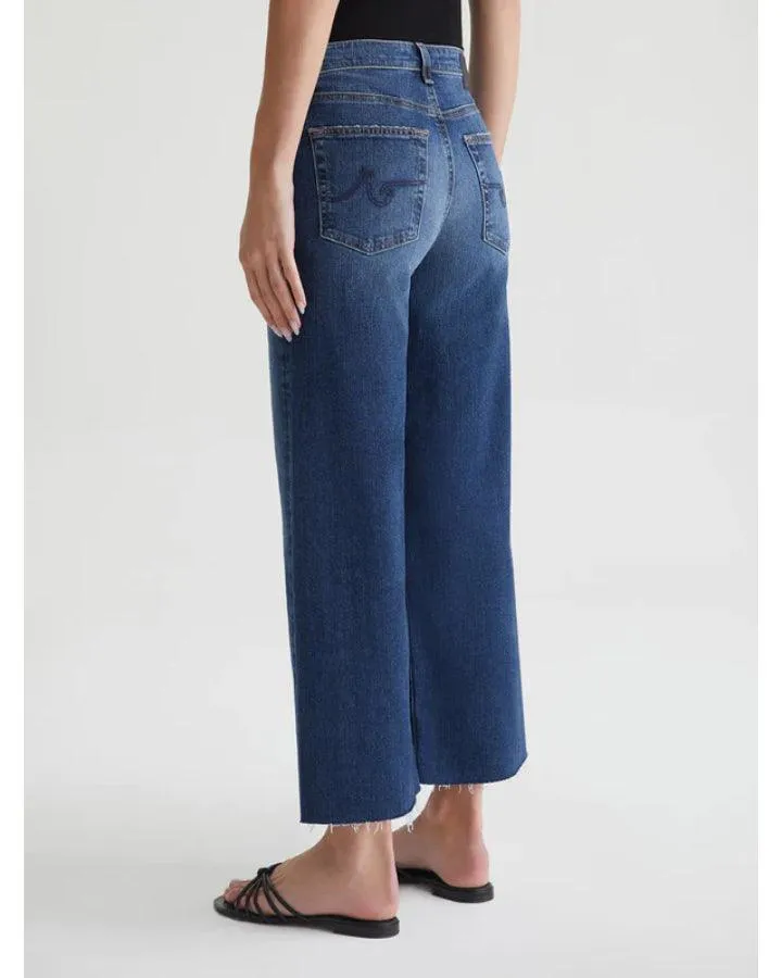 AG Jeans Saige Wide Leg Crop Jeans Enigma