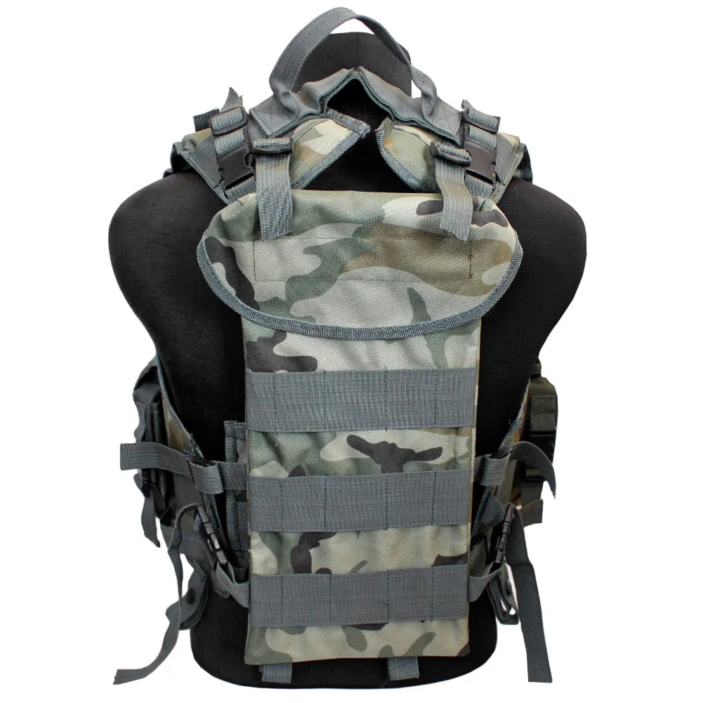 ANM Tactical Load Bearing Vest w/ Removable Hydration Pouch