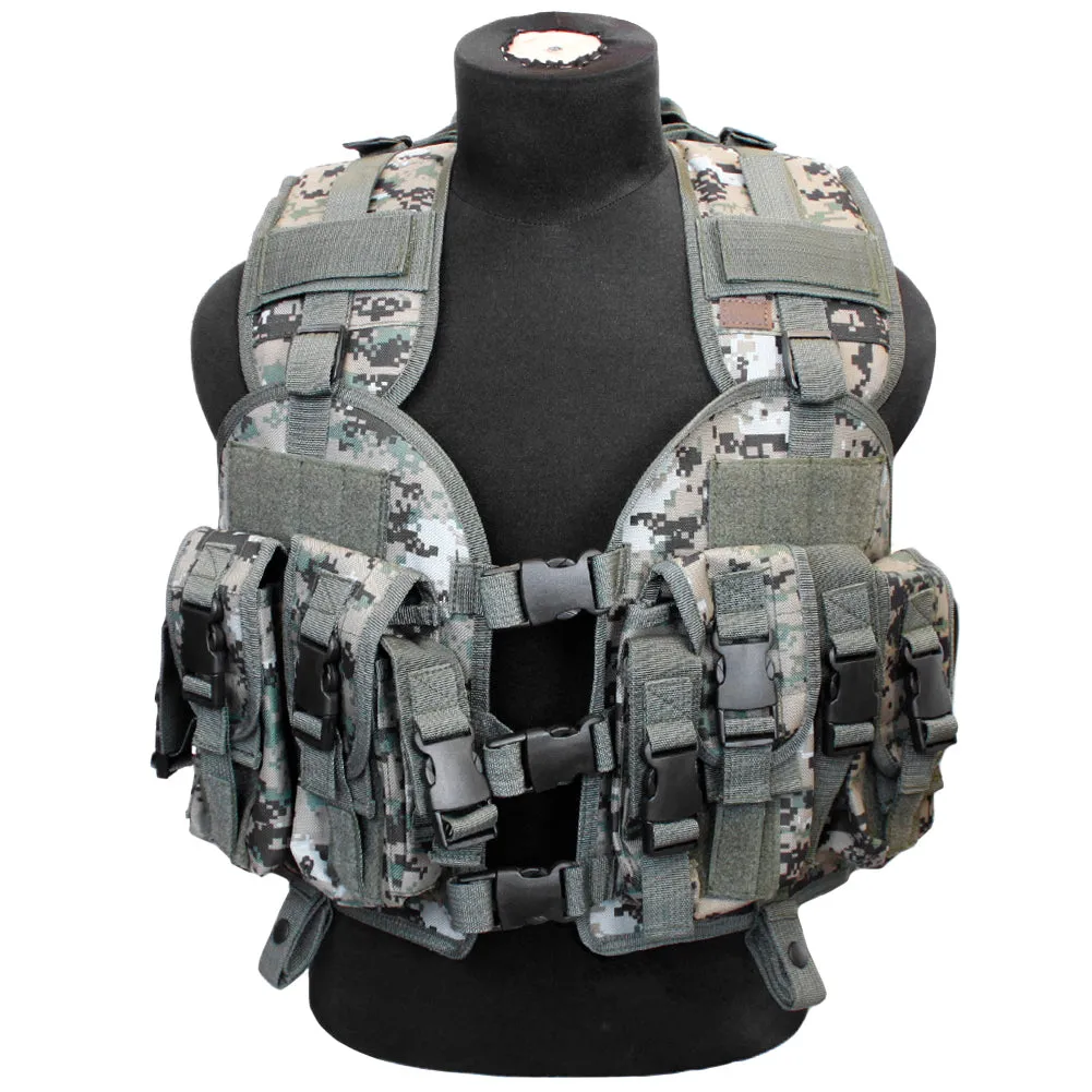 ANM Tactical Load Bearing Vest w/ Removable Hydration Pouch