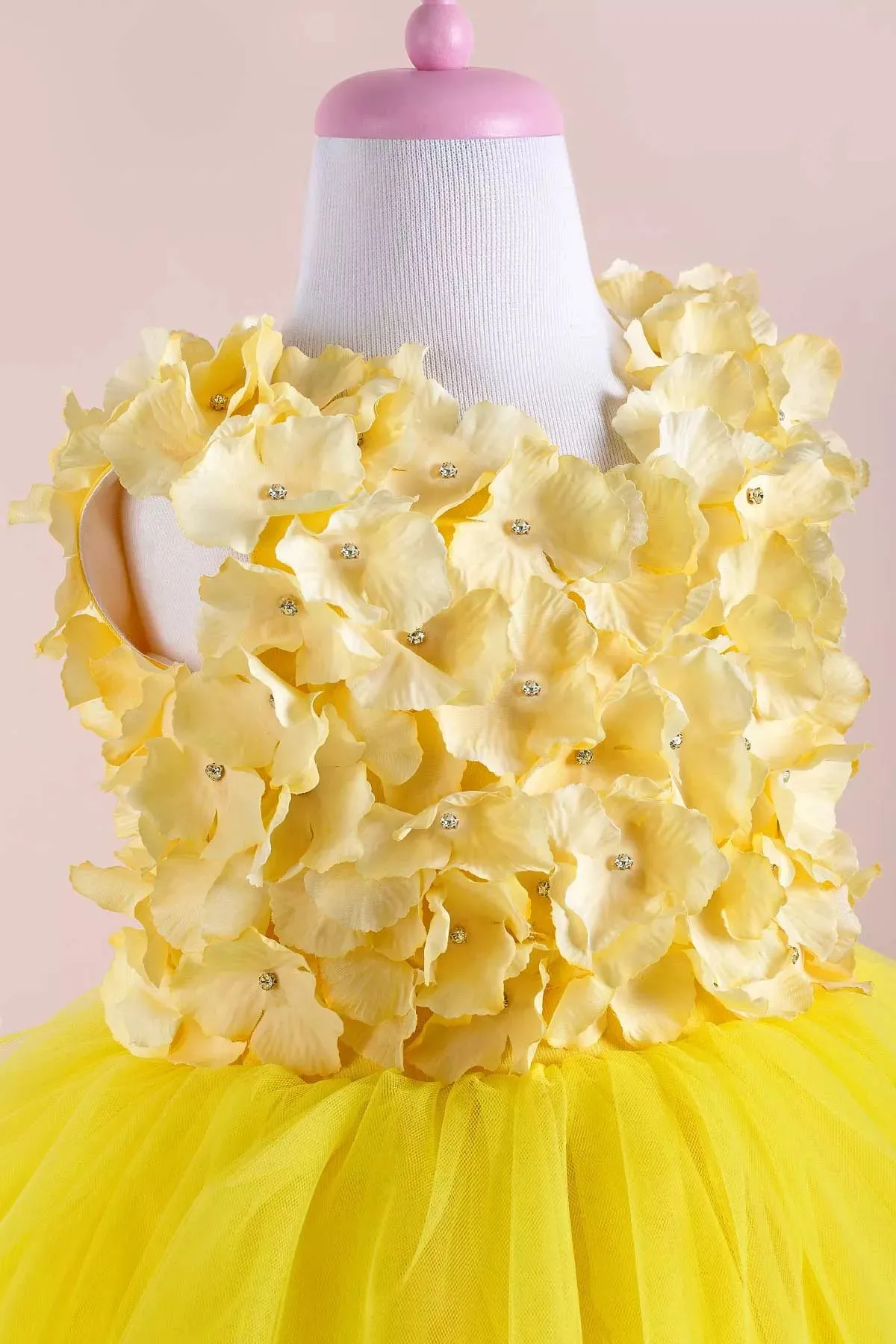 Barbara Yellow Party Dress