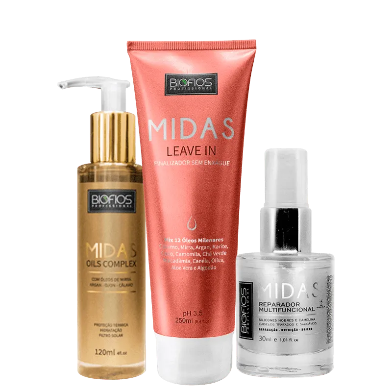 Biofios Profissional Kit Love Midas (3 Products)