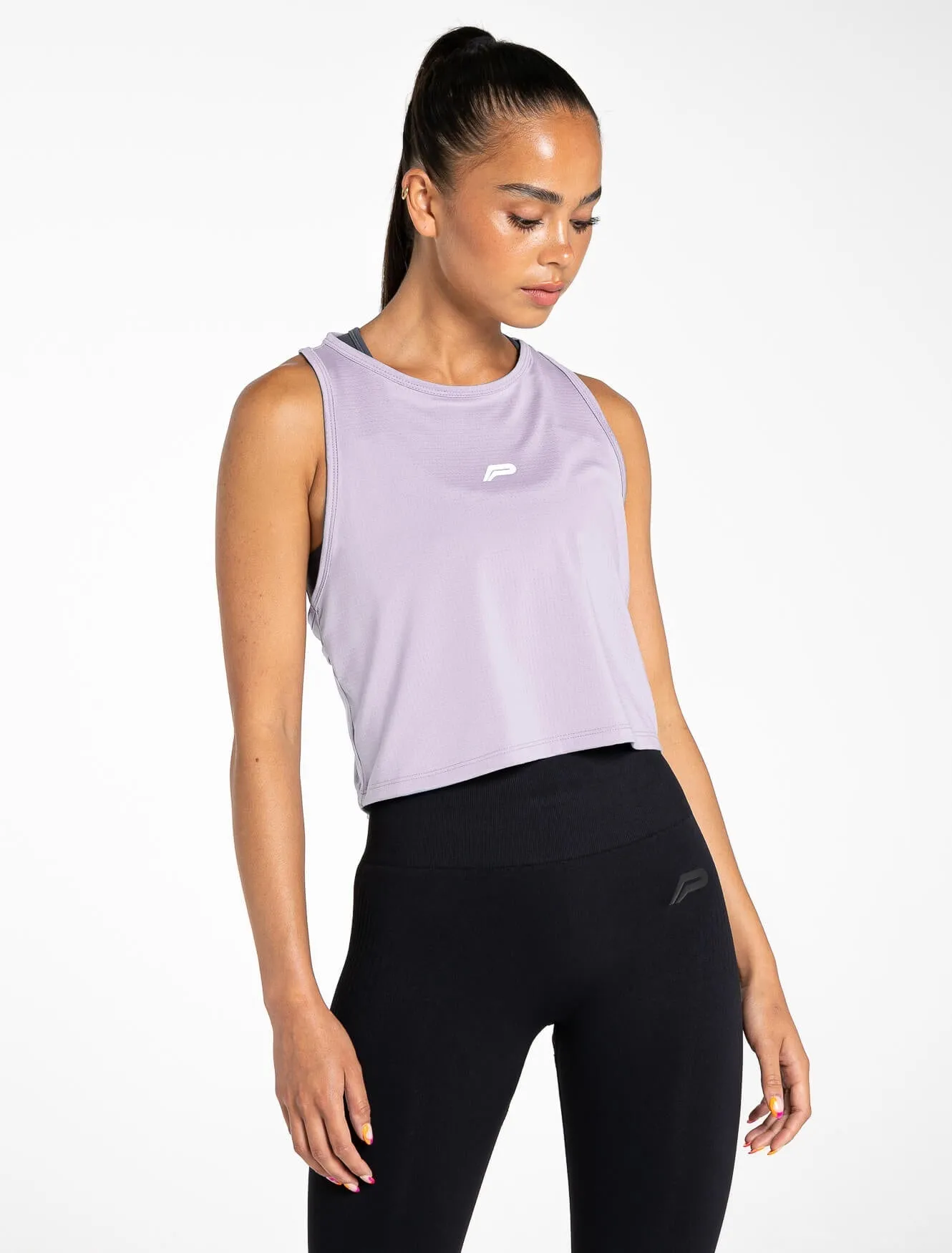 Breeze Crop Tank - Lilac