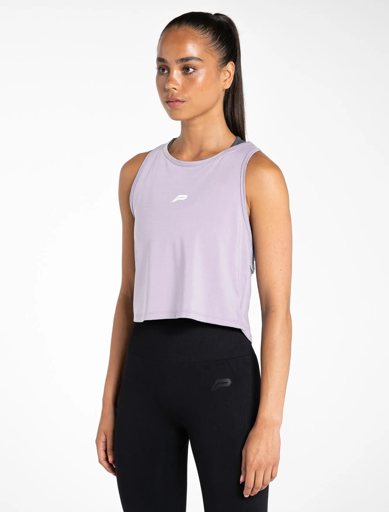 Breeze Crop Tank - Lilac