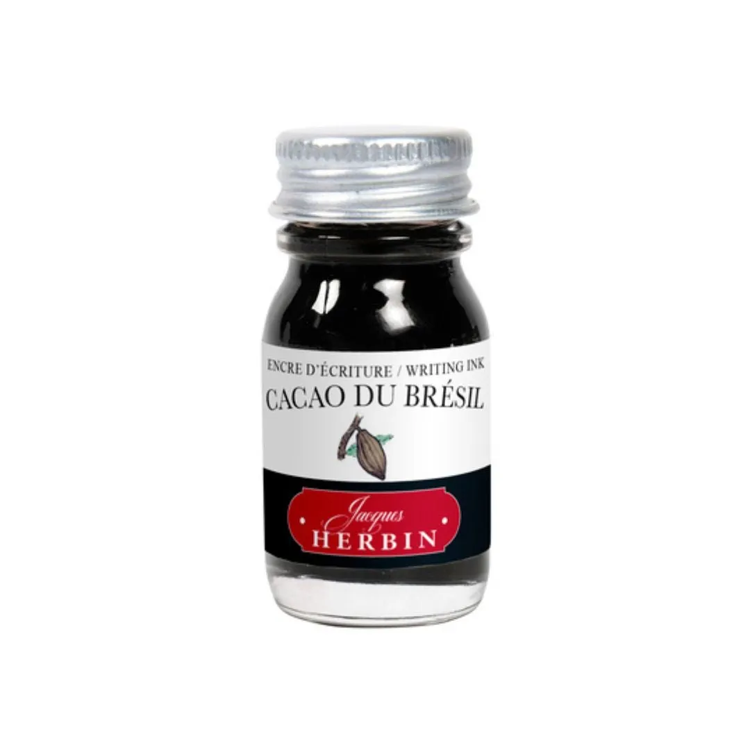 Cacao du Bresil Herbin Fountain Pen Ink Bottle 10ml