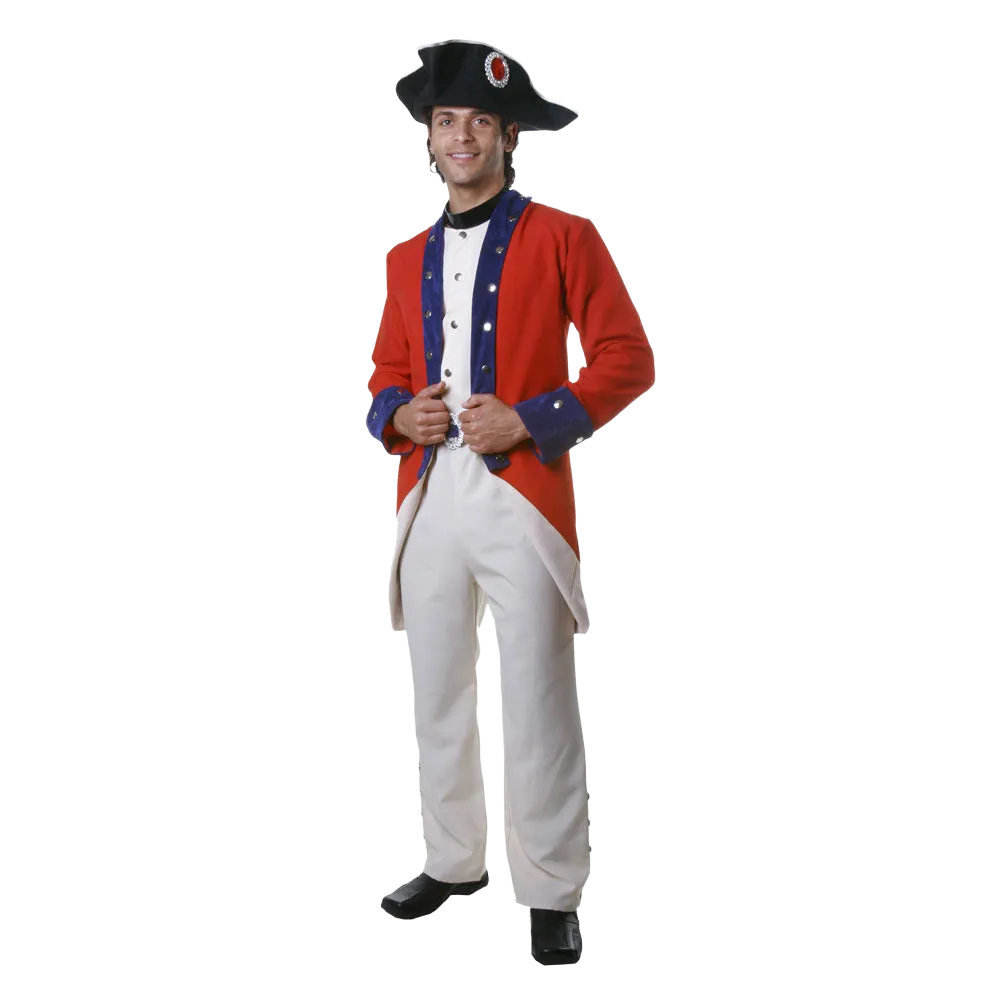 Colonial Soldier Costume - Adults