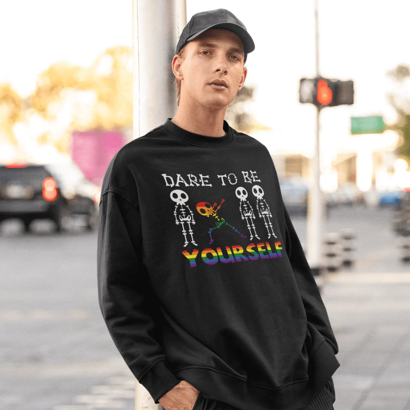 Dare To Be Yourself | LGBT  Merch | Gay Pride Unisex Sweatshirt