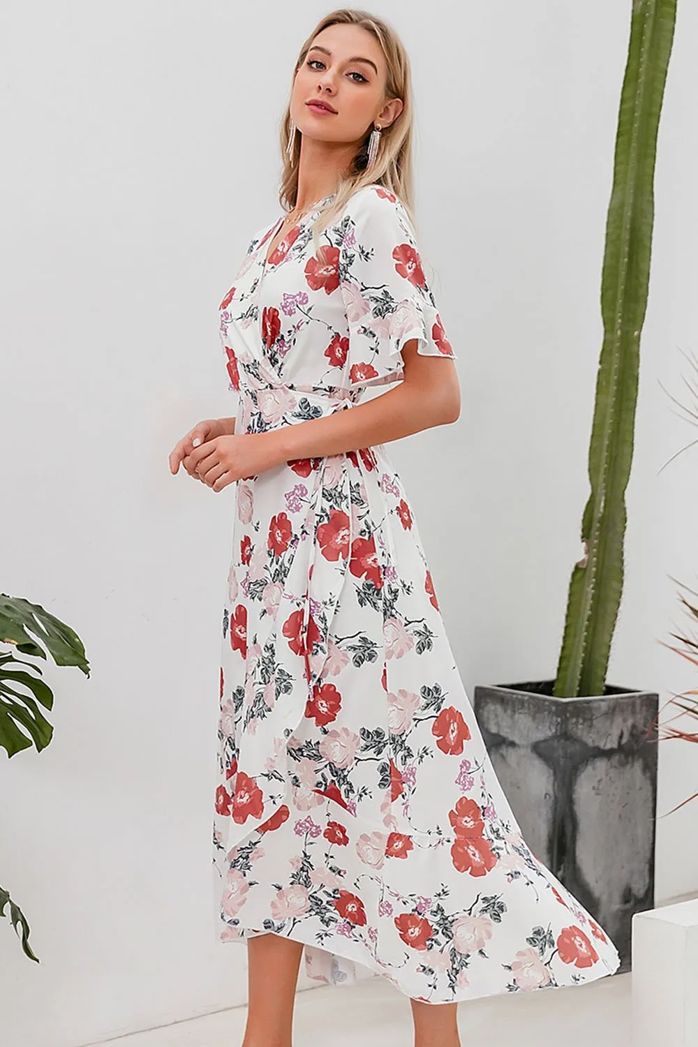 Detailed Dreams Floral Dress