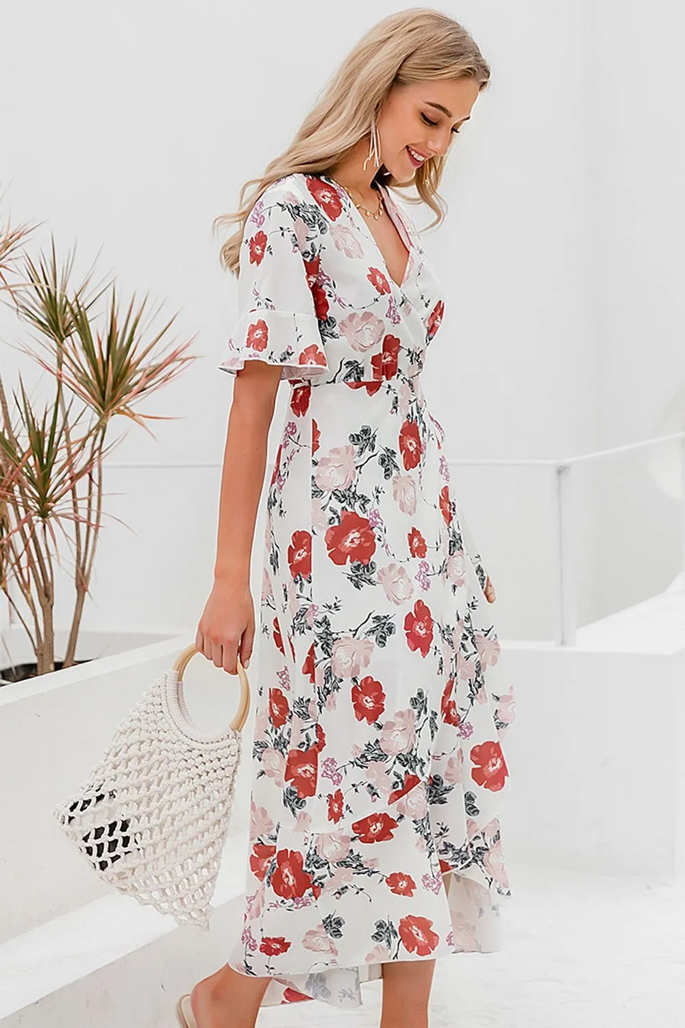 Detailed Dreams Floral Dress