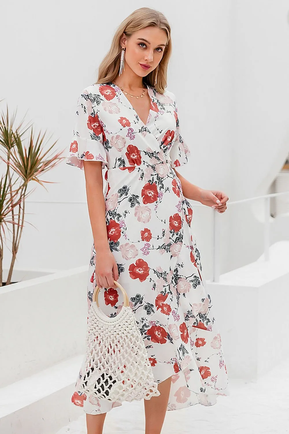 Detailed Dreams Floral Dress