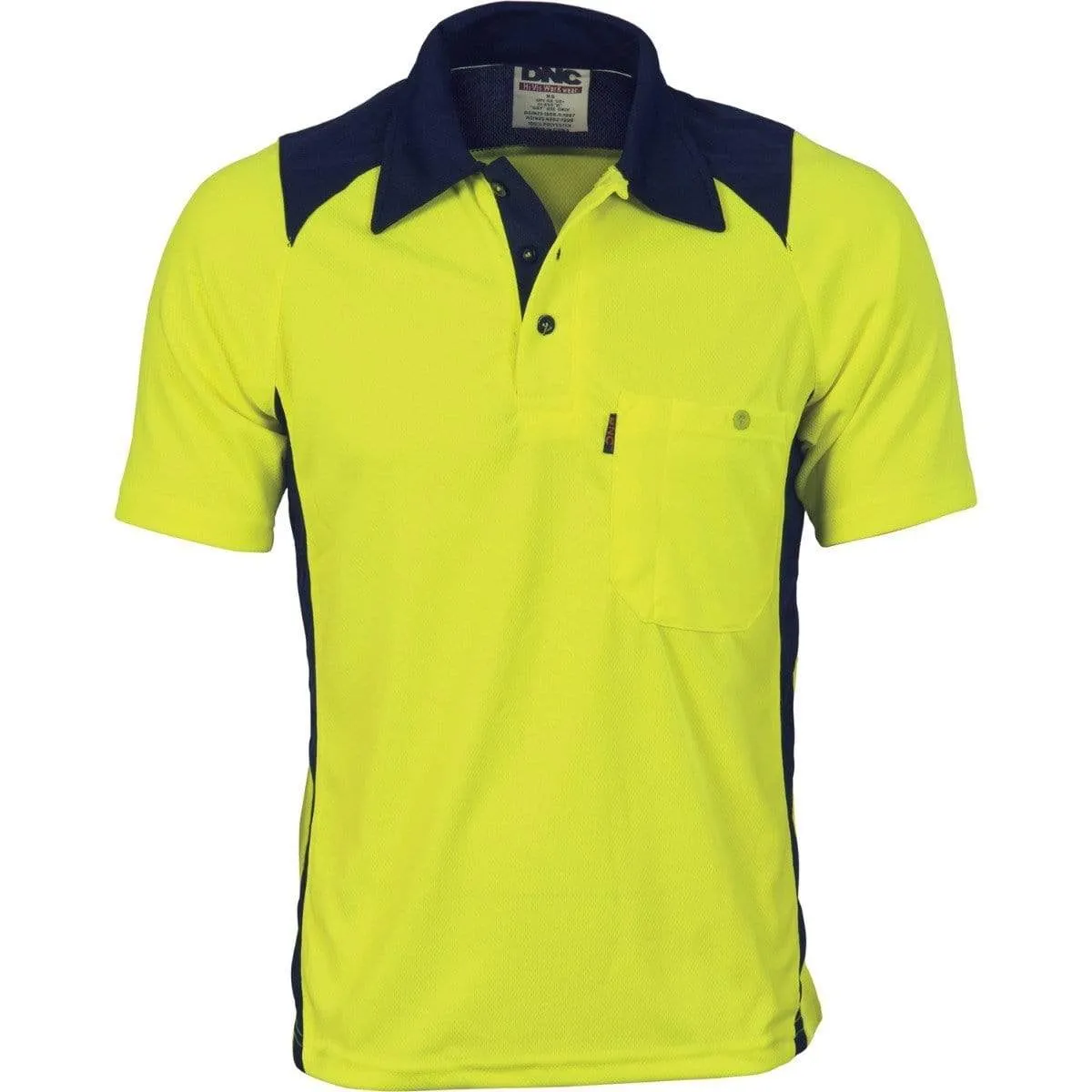 Dnc Workwear Cool Breathe Short Sleeve Action Polo Shirt - 3893