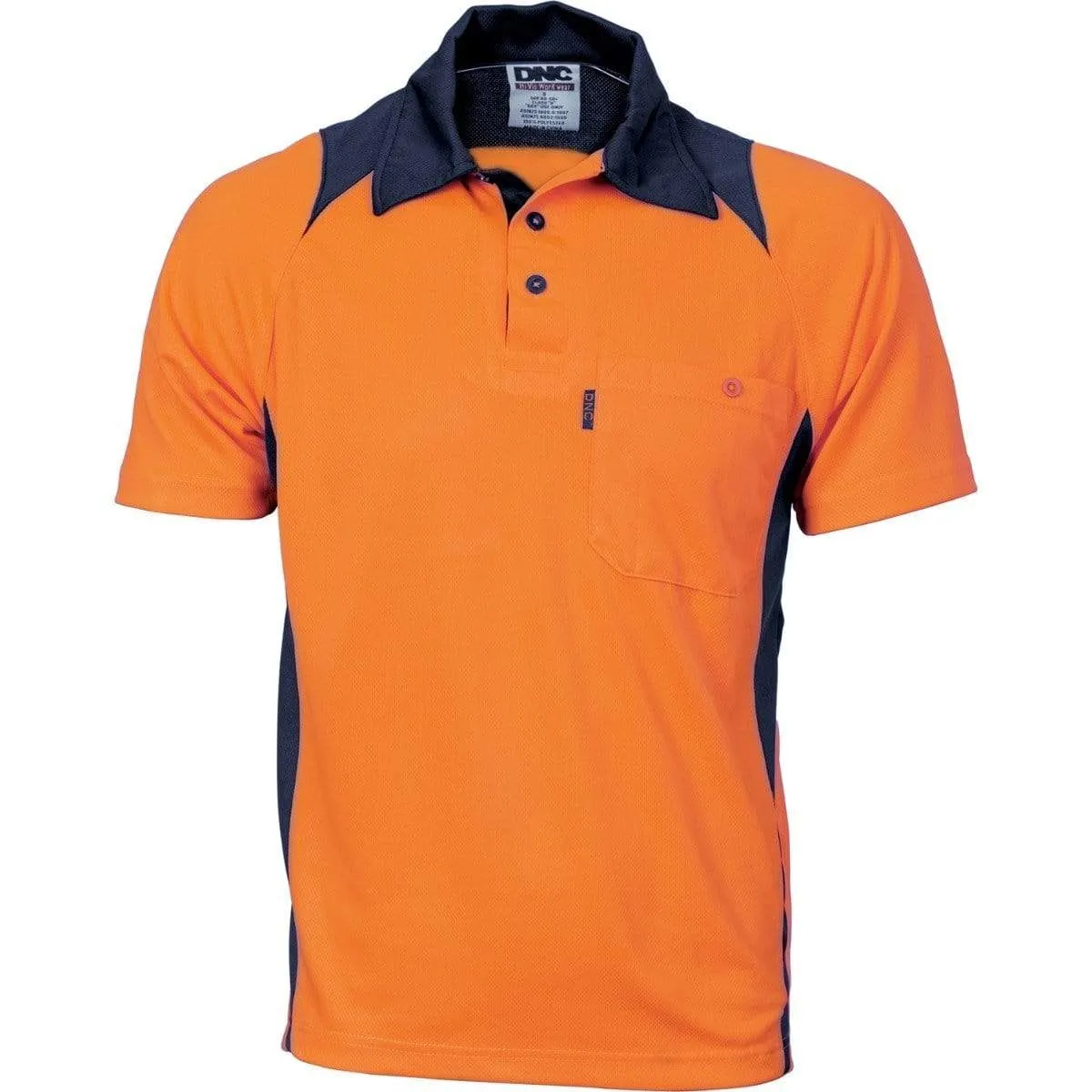 Dnc Workwear Cool Breathe Short Sleeve Action Polo Shirt - 3893