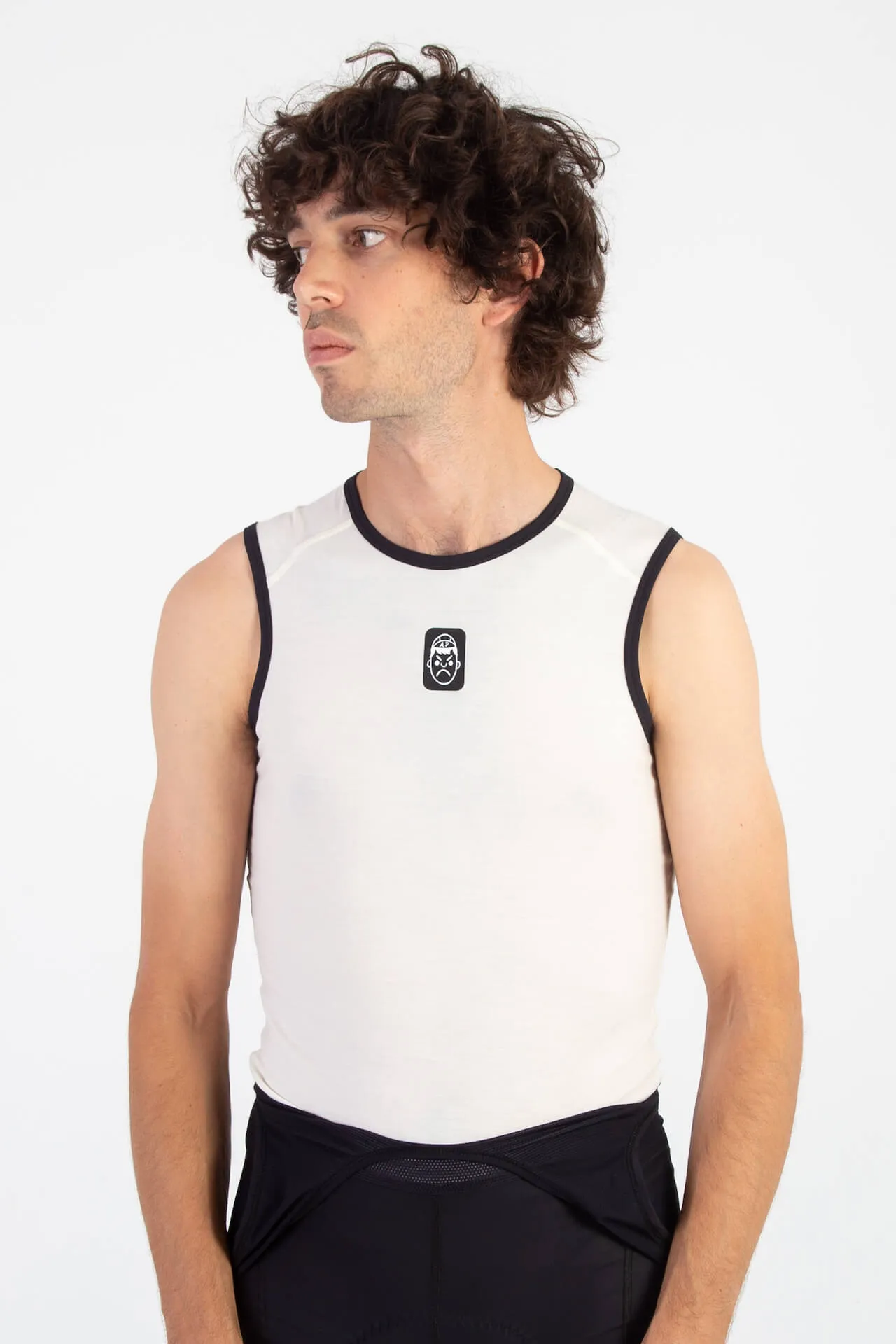 EarthTone Sleeveless Undervest / White Sand