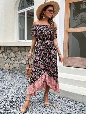 Fascinating floral dress for ladies, Fascinating dress.