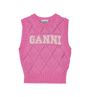 GANNI Rope Short Vest