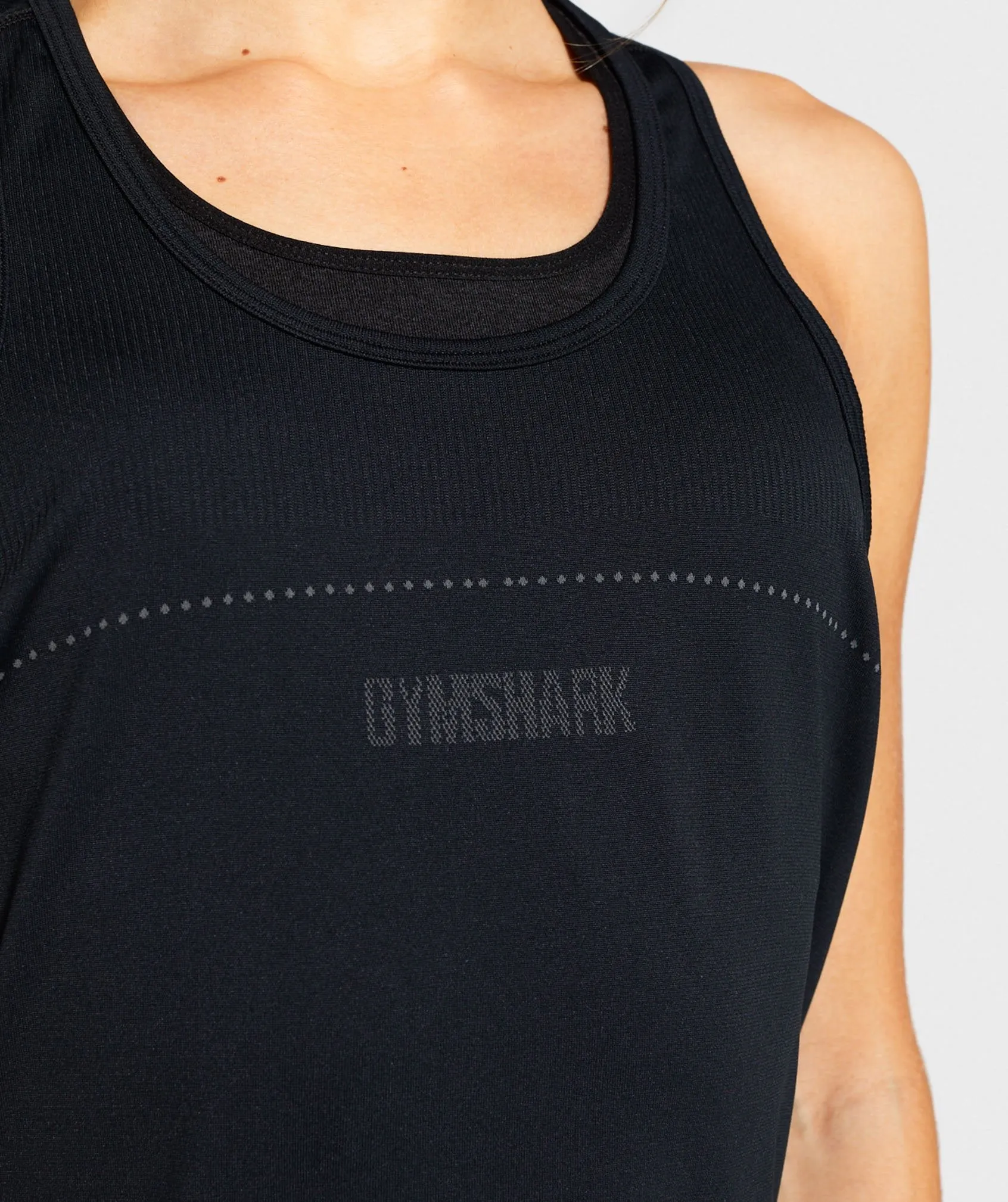 Gymshark Breeze Lightweight Seamless Vest - Black