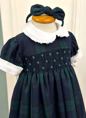 Hand Smock Tartan Dress