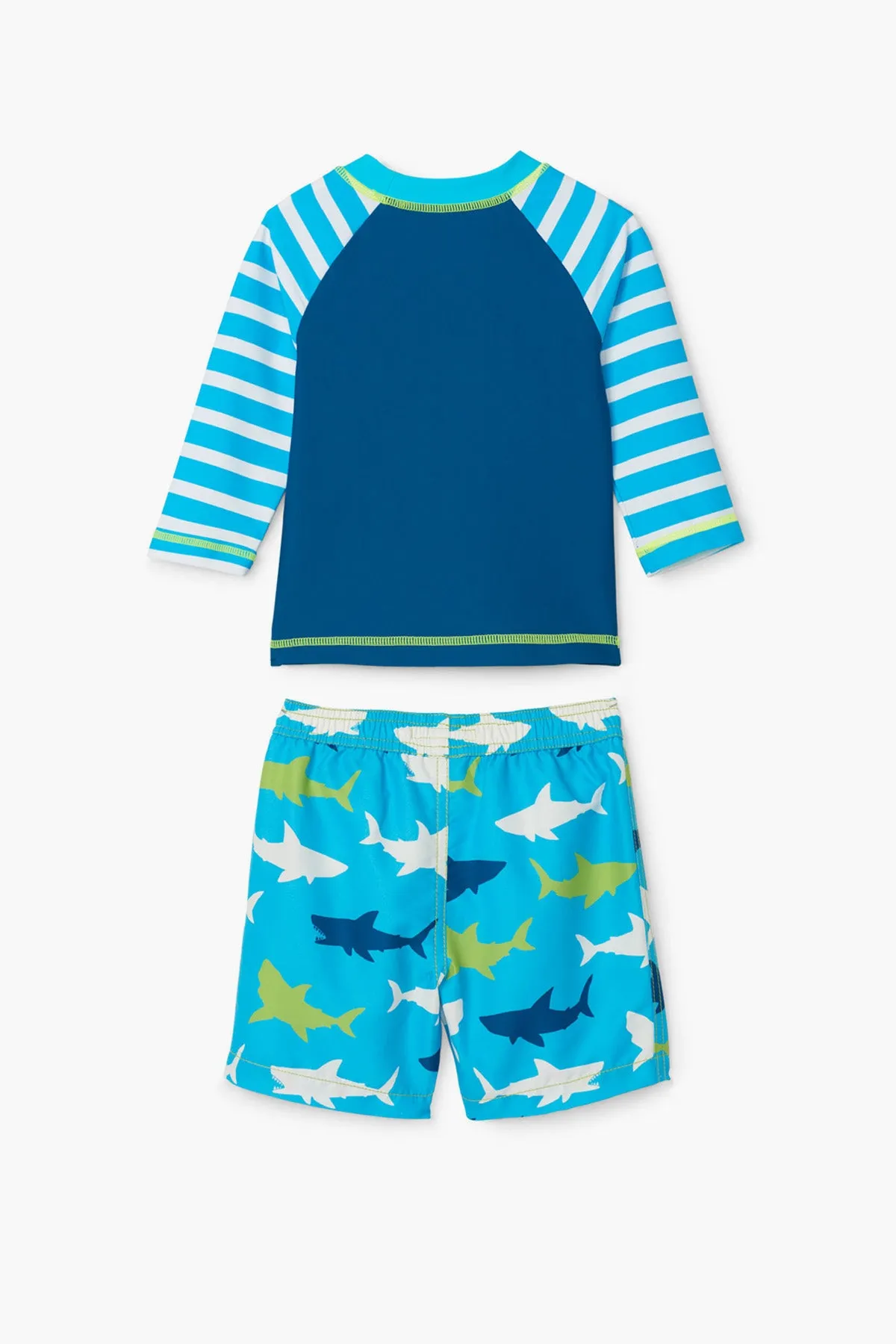 Hatley Great White Sharks Baby Boys Swim Set