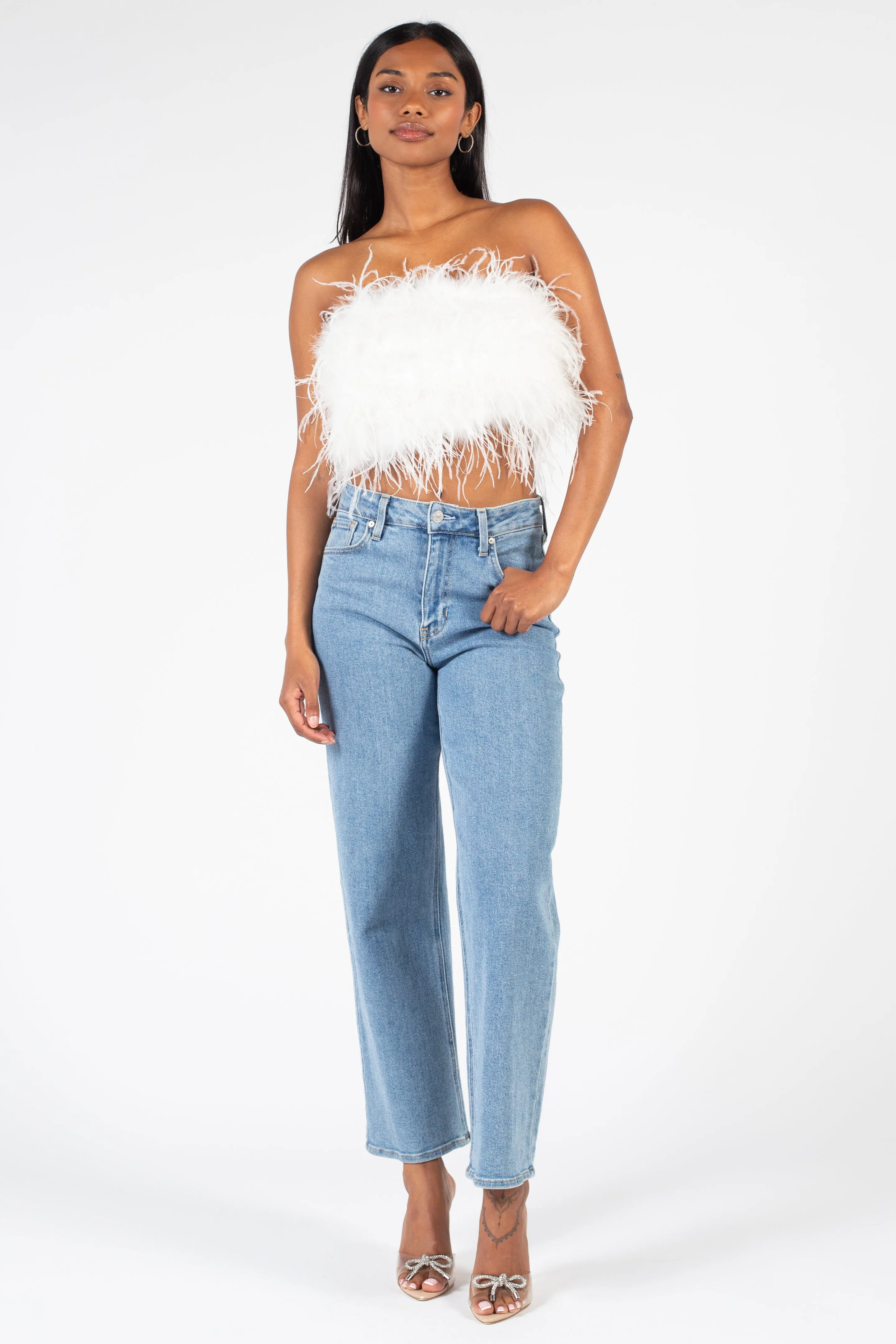 La Marque Zaina Feather Bustier