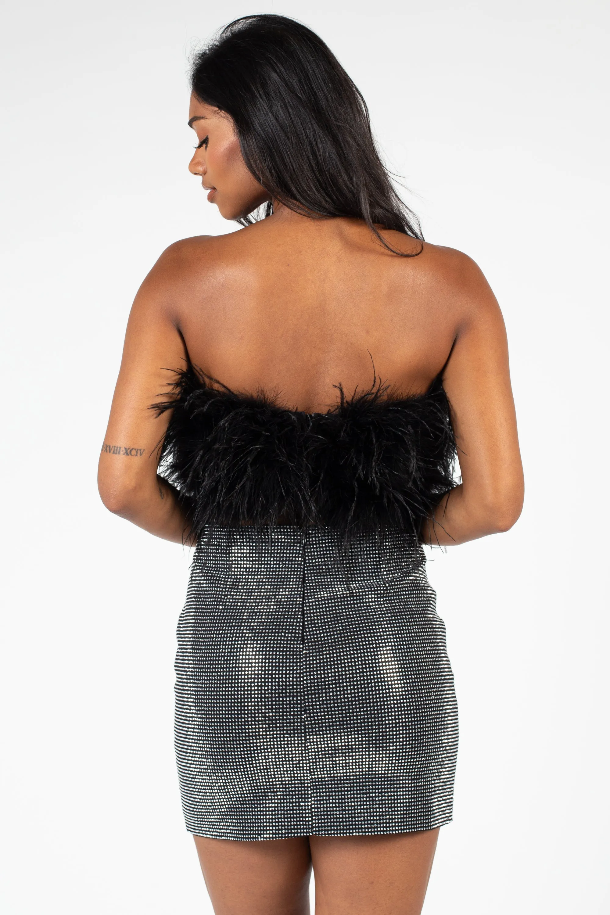 La Marque Zaina Feather Bustier