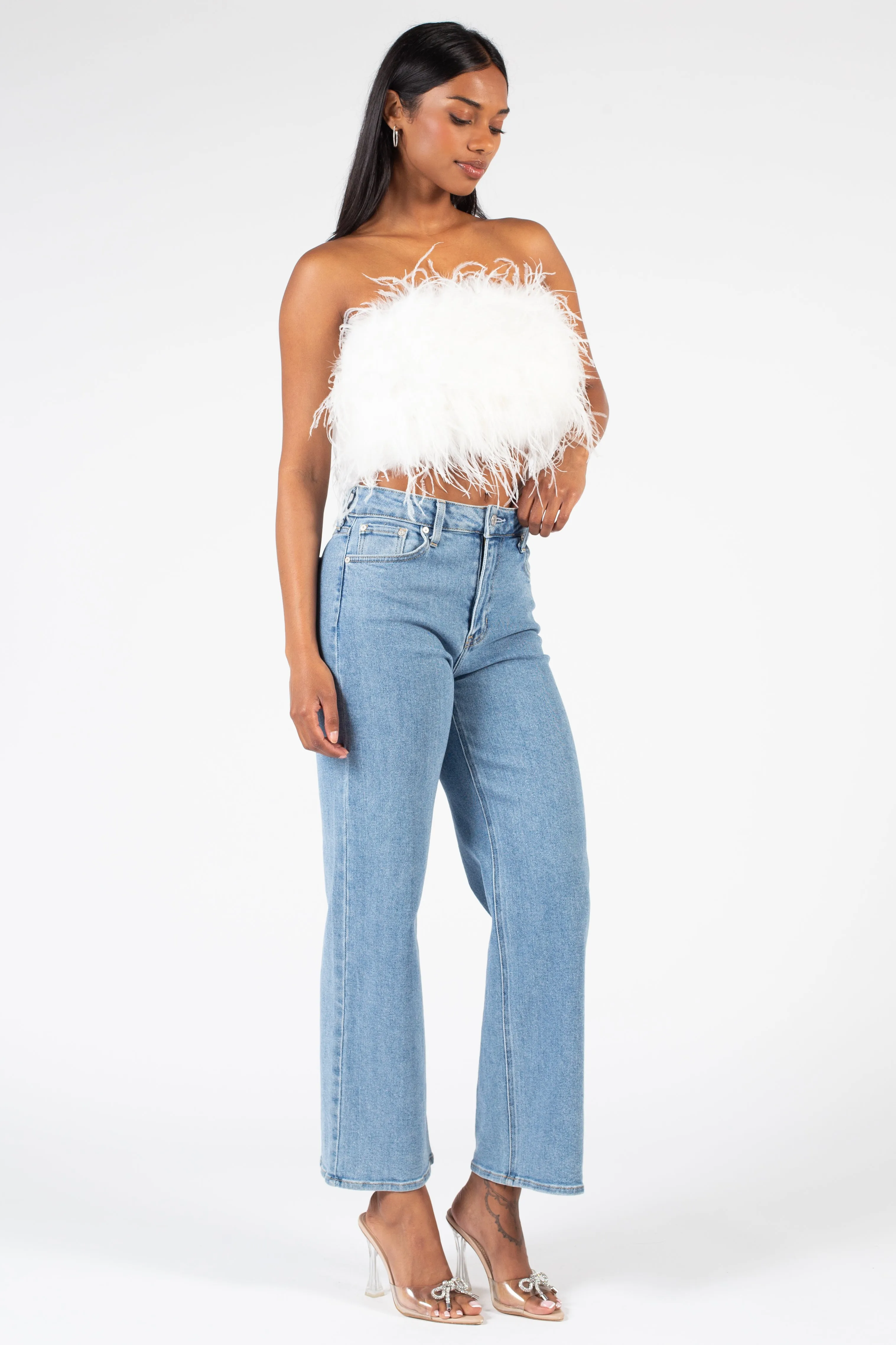 La Marque Zaina Feather Bustier