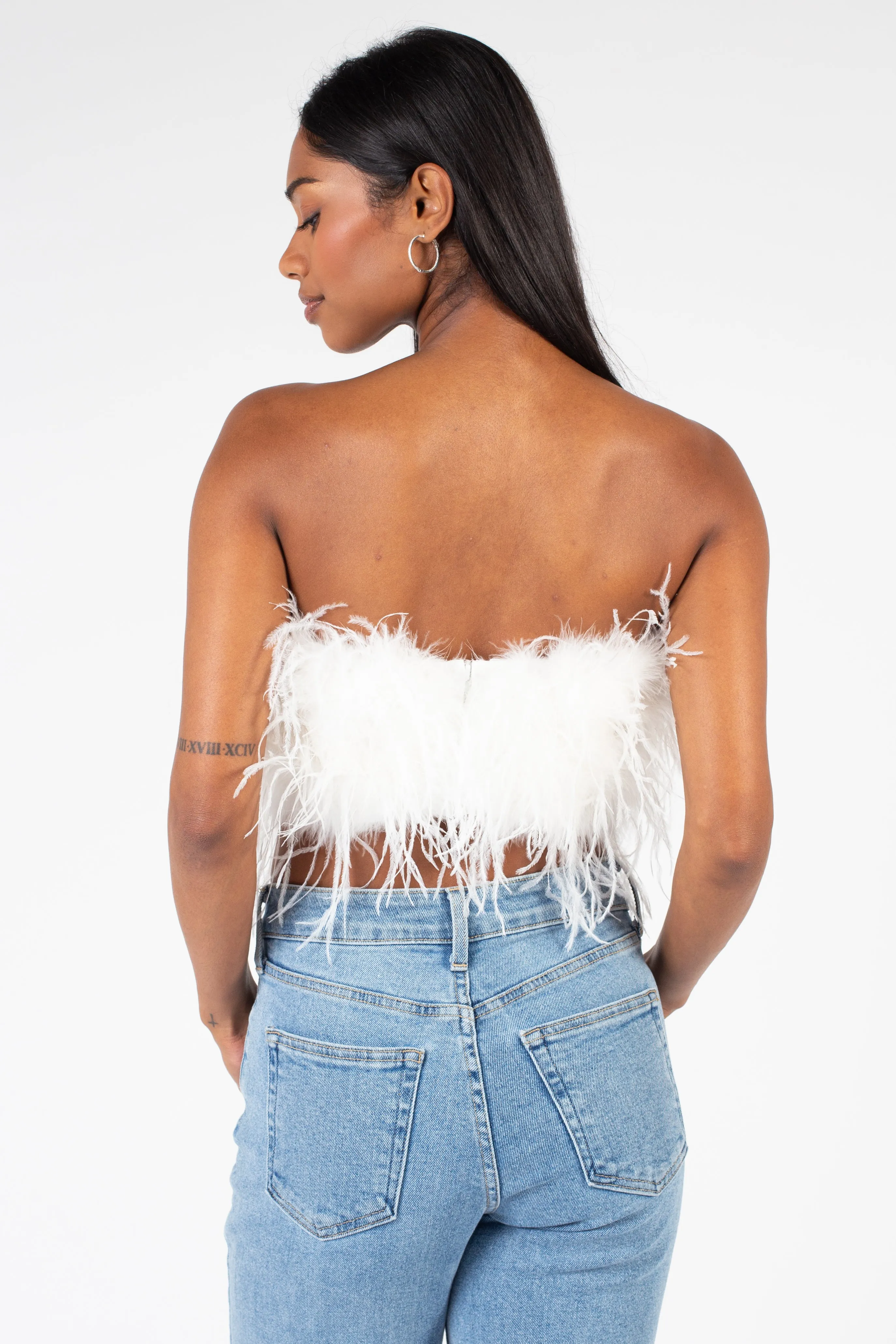 La Marque Zaina Feather Bustier