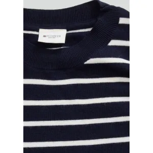 Lera Knit Vest - Dark Navy Stripe