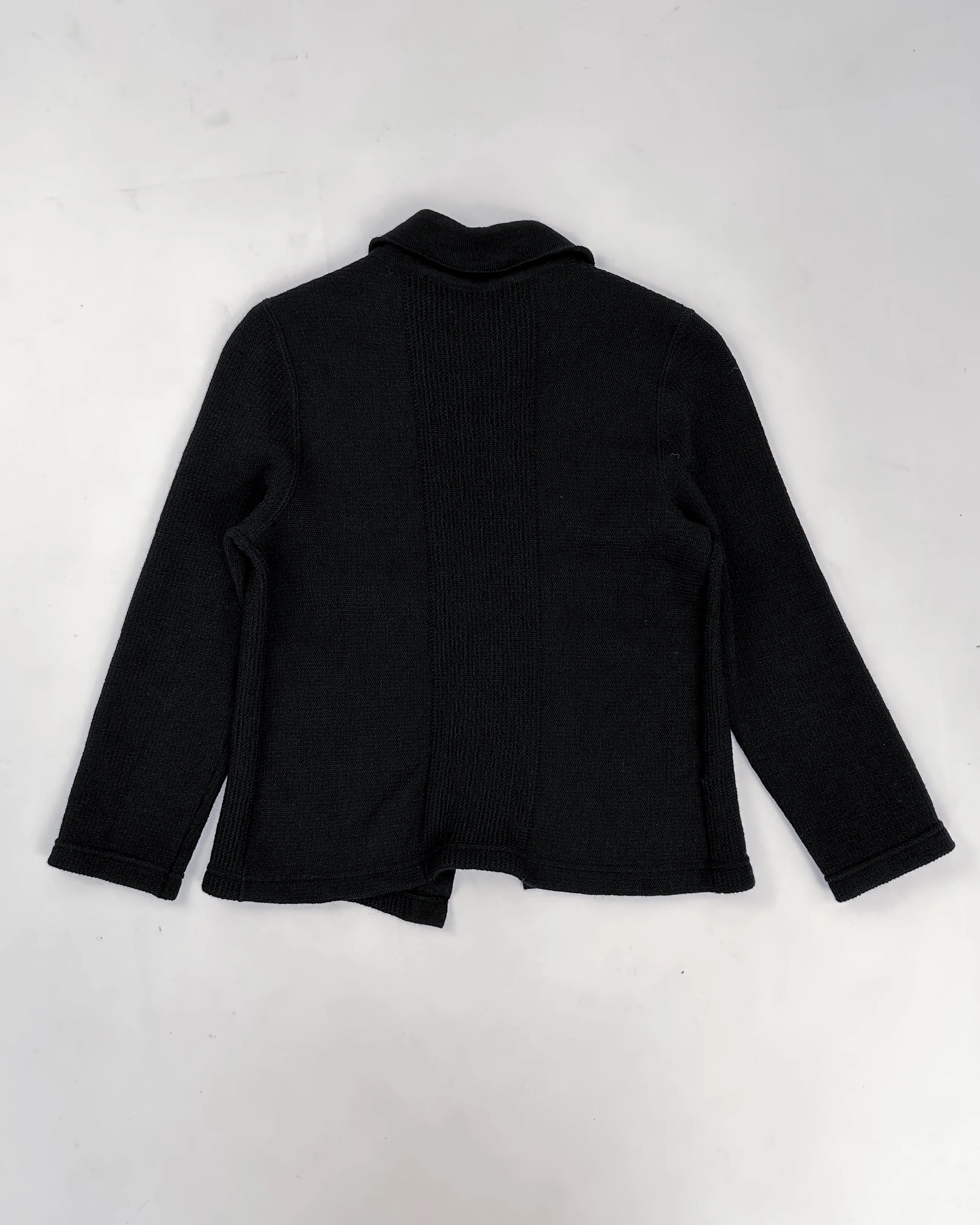 Marni Wool Knit Black Cardigan 2000's