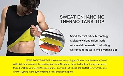 Men's Sauna Vest Body Shaper ~ Burn Stomach Fat!