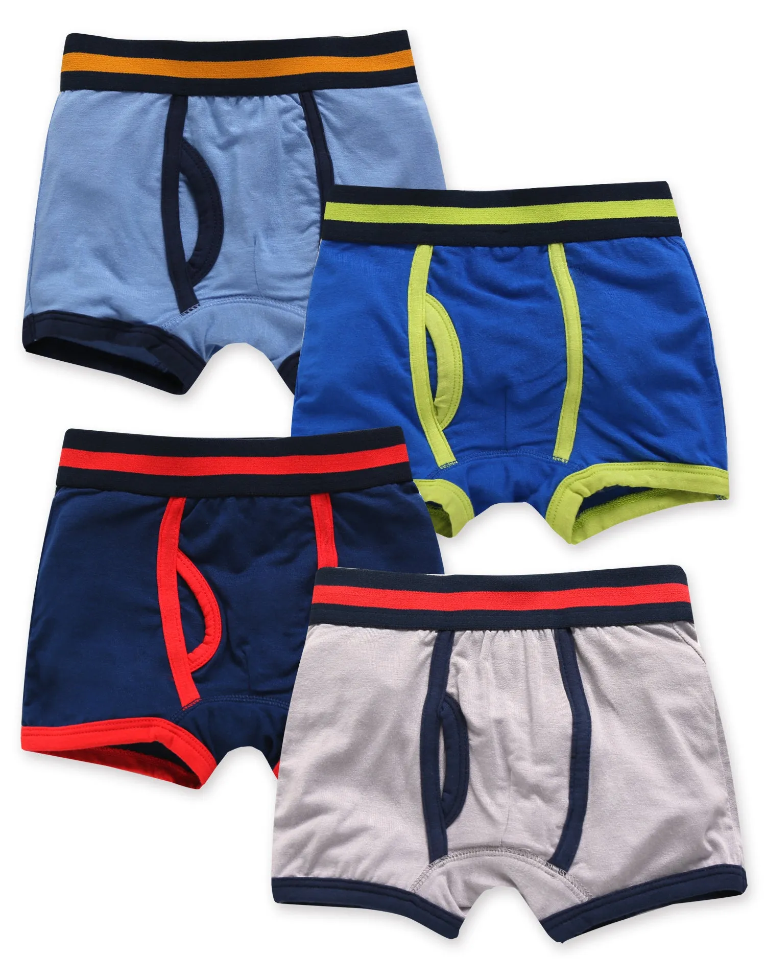 Modal Boys Boxers 4pack (Blue, Navy, Sky & Grey)