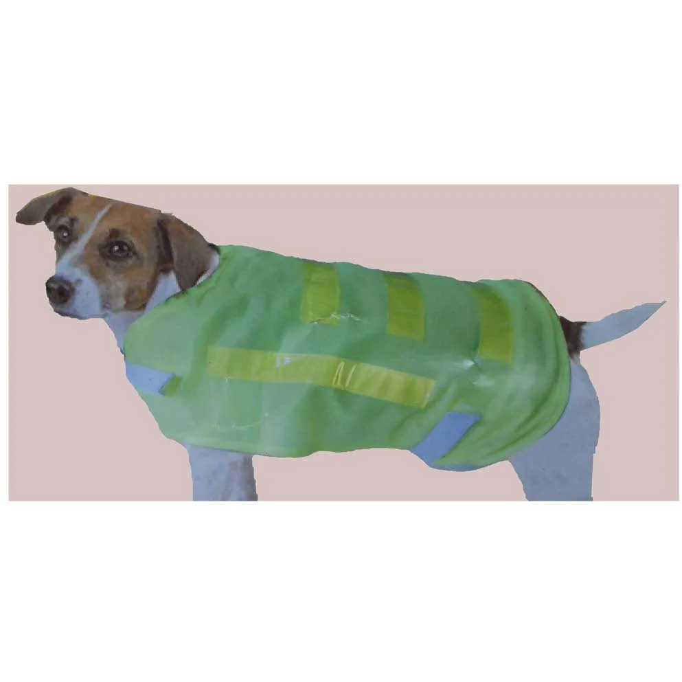 Neon Yellow Medium Pet Vest With Reflective Strips  - PETVEST-01M