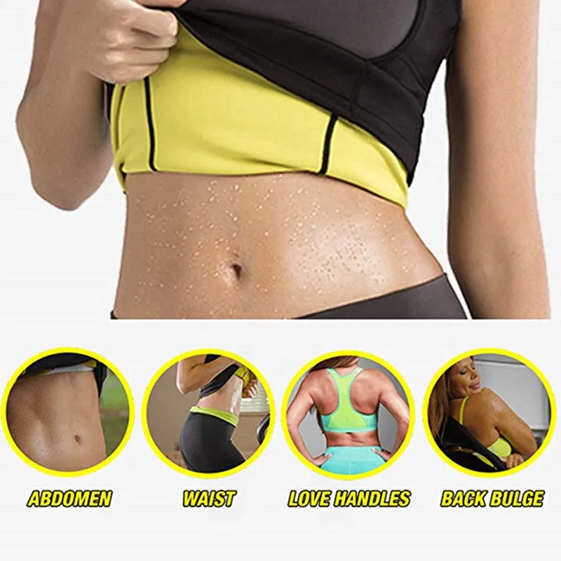 Neoprene Waist Trainer Corset For Weight Loss Women Sweat Sauna Body Shapers Vest Slimming Belt Shapewear Plus Size