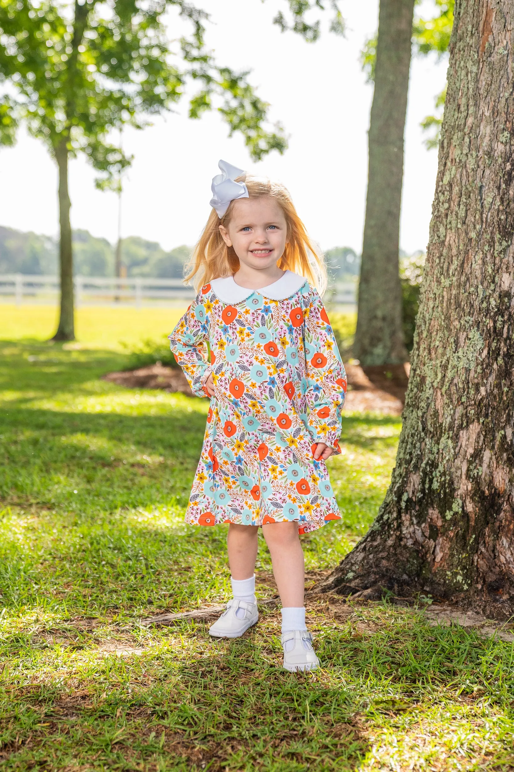 Presley Kait Fall Floral Dress