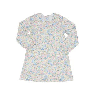 Presley Kait Floral Millefleur LS Dress