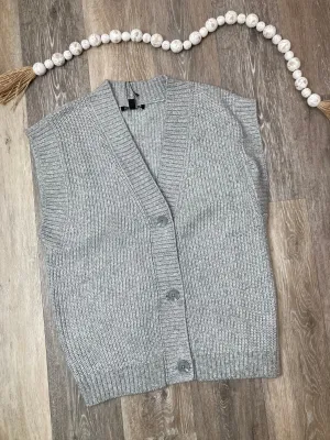 STE Giorgia Sweater Vest in Heather Grey