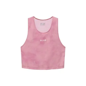 Volt and Fast Women's Bolt Sports Crop Top Tie Dye V1 Series - Pink