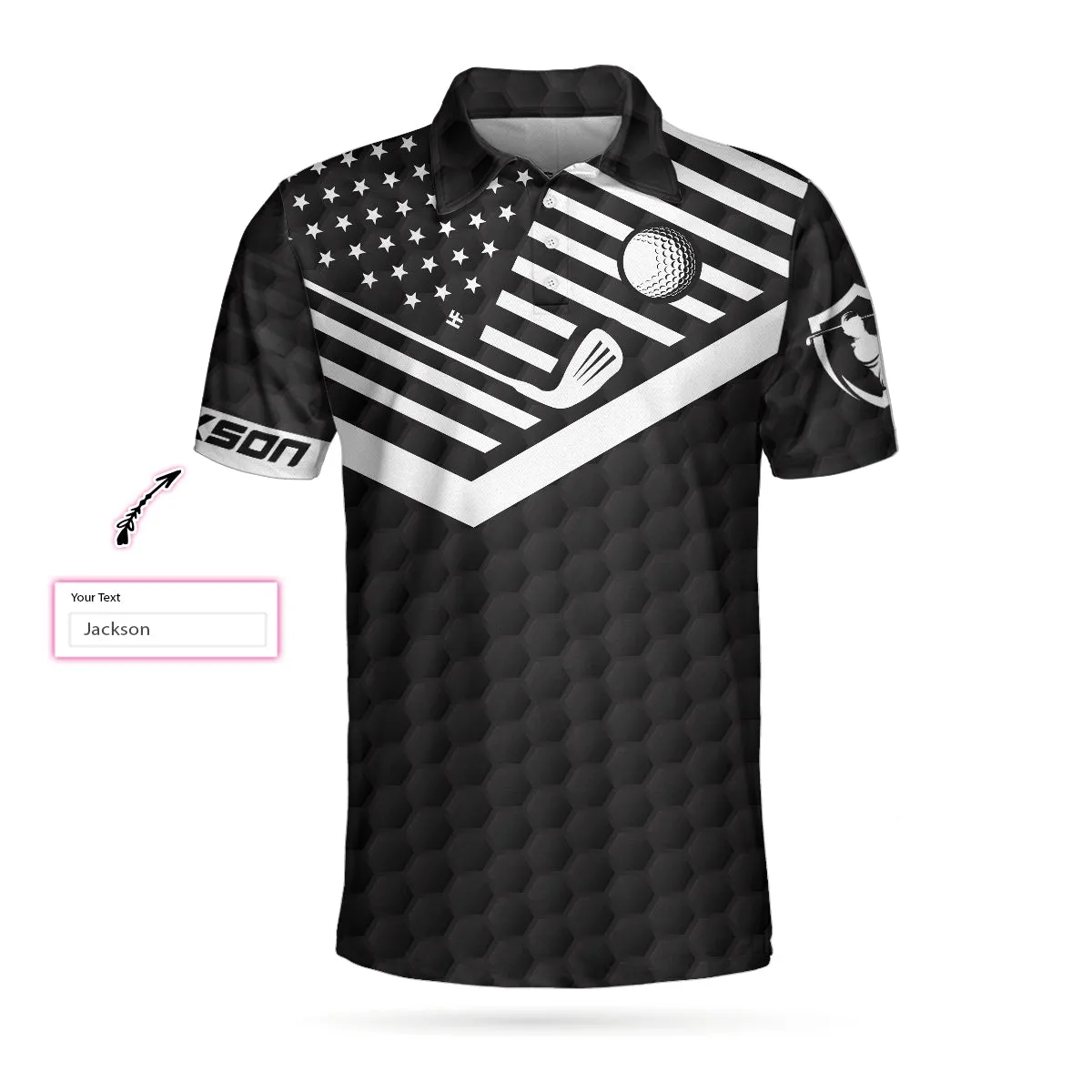 What The Part Don'T You Understand Custom Polo Shirt, Personalized Black American Flag Golf Shirt For Men Coolspod