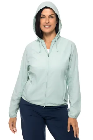 Women's Arcadian Packable Sunblock Jacket  |  Misty Aqua