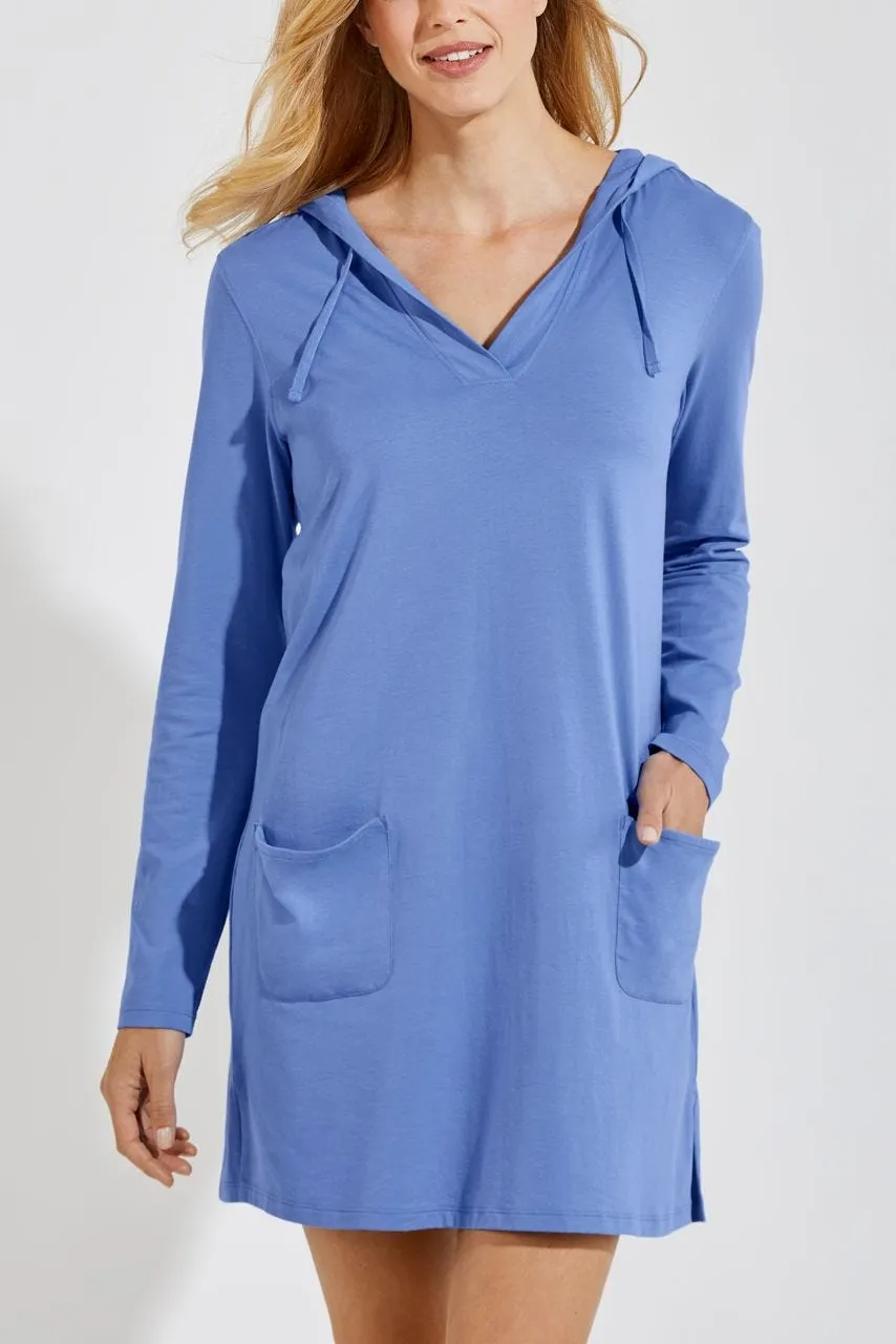 Women's Catalina Beach Cover-Up Dress  |  Aura Blue