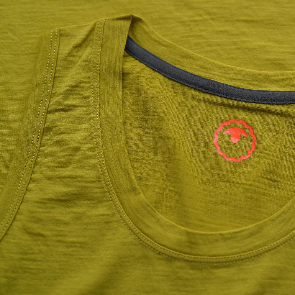 Womens Merino 150 Vest (Lime)