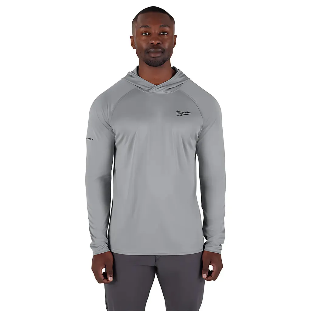 WORKSKIN™ Hooded Sun Shirt - GRAY 2X