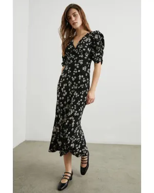 Zariah Dress Noir Floral