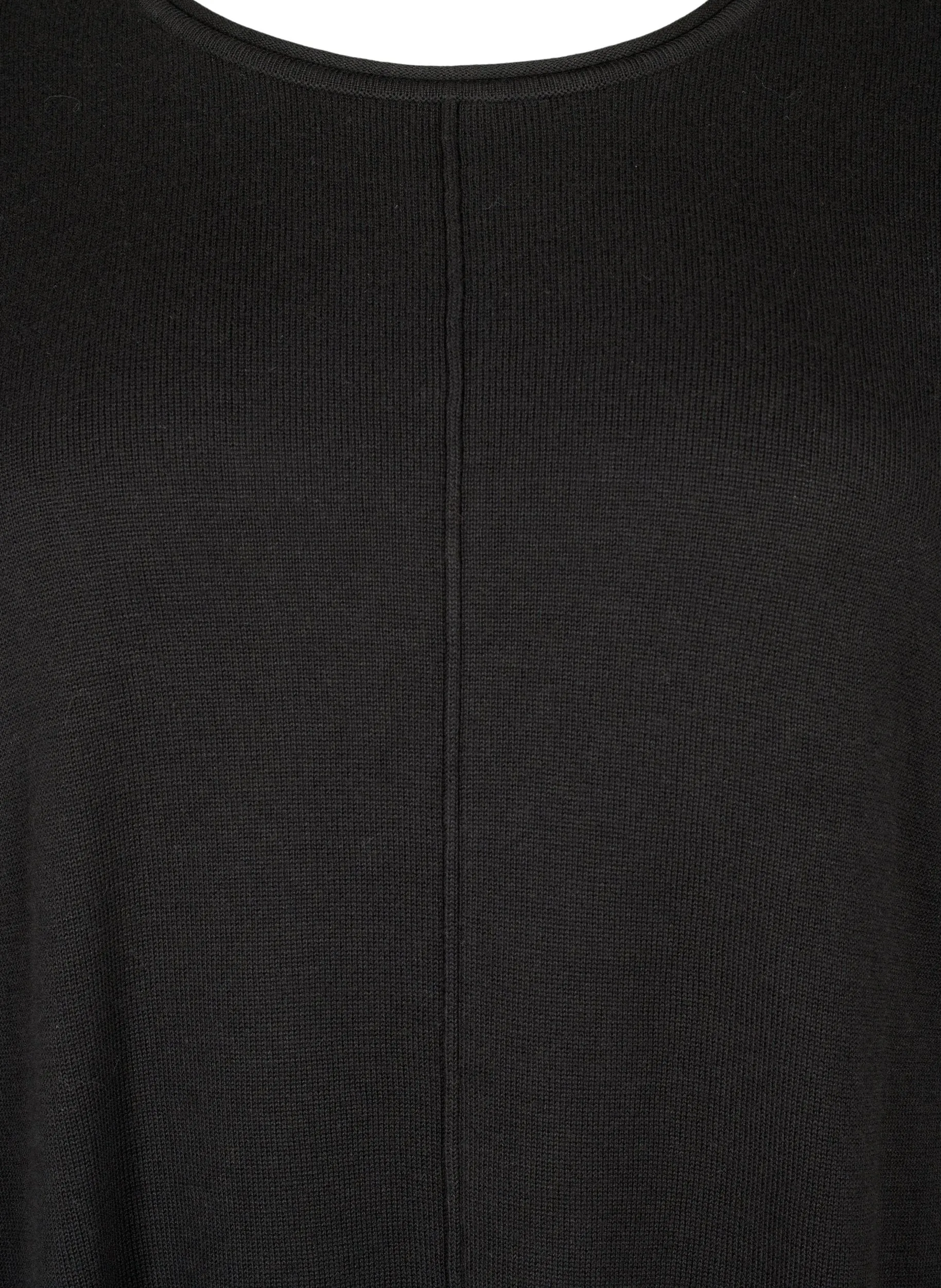 Zizzi Shape Knit Jumper in Black